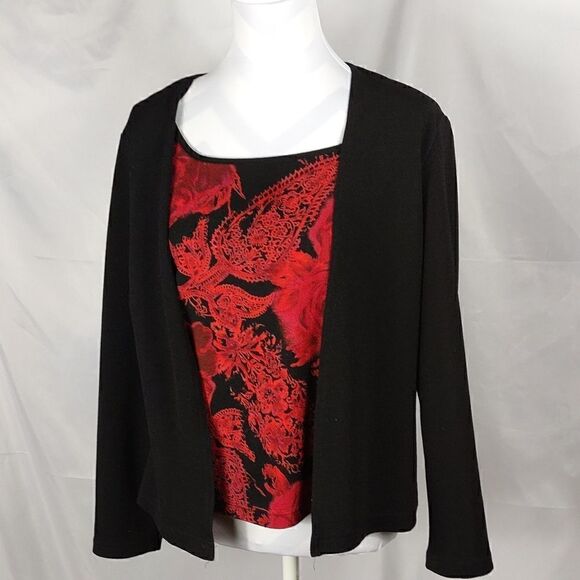 Vtg. JKLA Blouse Blazer Combo - Picture 7 of 7
